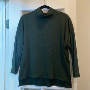 Dark Green ¾ length sleeve mock neck sweater - Old Navy